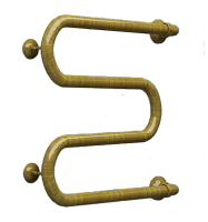 Водяной полотенцесушитель Ника SIMPLE М-1 бронза 60х60 "1