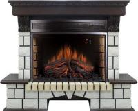 Электрокамин с классическим очагом 2D Royal Flame Pierre Luxe с очагом Dioramic 25 (Венге)