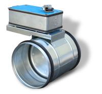 Заслонка 315d воздушная с сервоприводом