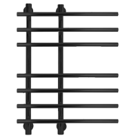 Электрический полотенцесушитель Energy GALAXY 800x600 RAL 9005 черный матовый