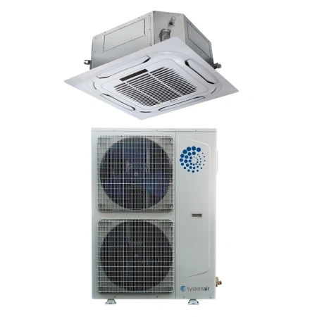 Кассетный кондиционер Systemair SYSPLIT CASSETTE 48 EVO HP R