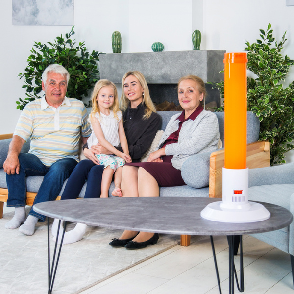 Закрытый рециркулятор  Армед 1-115 ПТ (пластик с таймером) "Armed" (оранжевый)