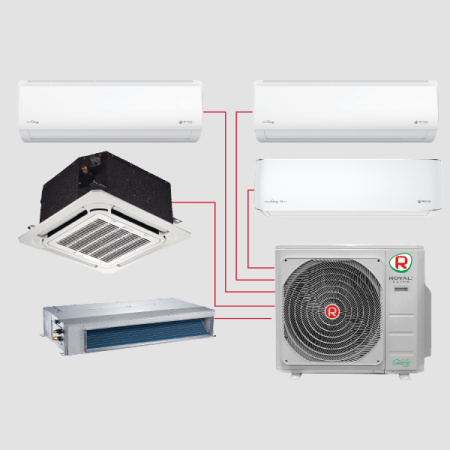 Внешний блок мульти сплит-системы на 3 комнаты Royal Clima 3RMX-21HN/OUT