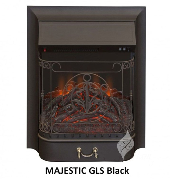 Каменный камин (портал+очаг) InterFlame Belsi / Белси с очагом Fobos/Majestic