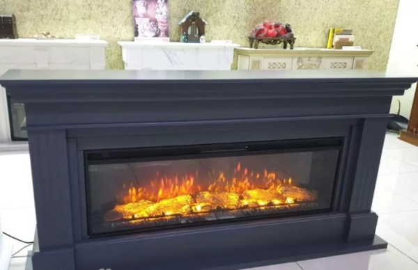 Линейный электрокамин Real-Flame Ontario 52 с очагом Joker 52