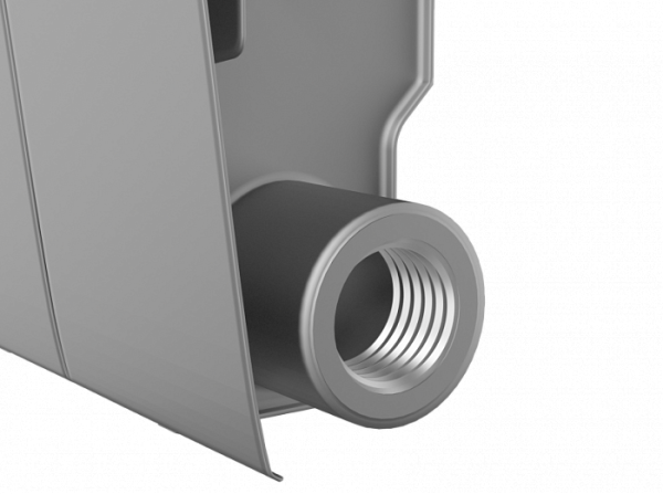 Биметаллический радиатор Royal Thermo Biliner 350 Silver Satin 4 секц.