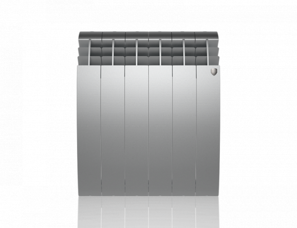 Биметаллический радиатор Royal Thermo Biliner 500 VD 6 секц. Silver Satin
