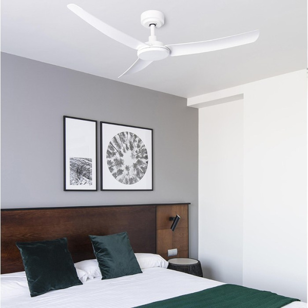 Вентилятор без подсветки Faro SIROS WHITE CEILING FAN (33804)