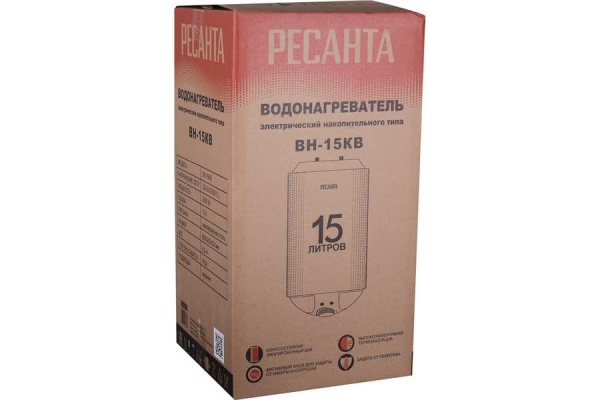 Электрический накопительный водонагреватель Ресанта ВН-15КВ