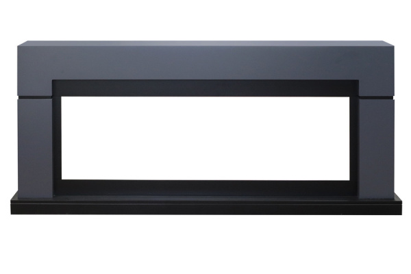 Линейный электрокамин Royal Flame Lindos Graphite Grey 60 (серый графит) с очагом Vision 60 LOG LED