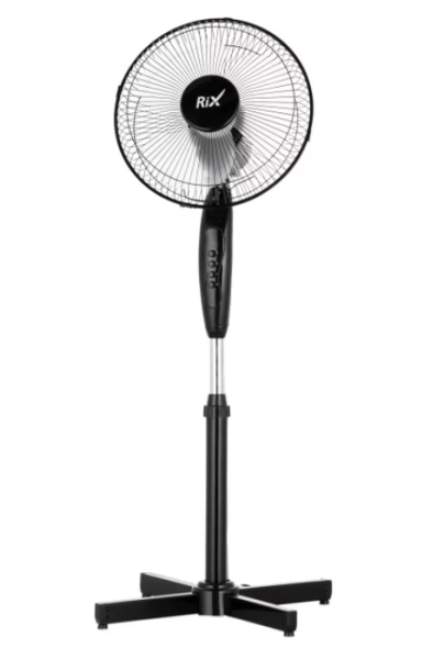 Напольный вентилятор  Rix RSF-3000B (Черный)