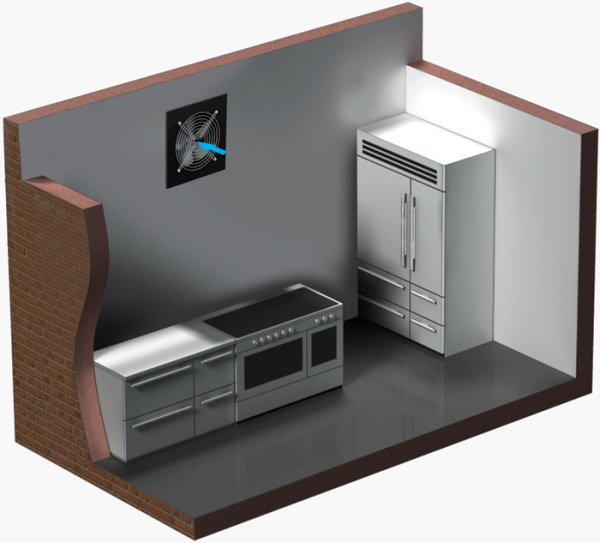 Осевой вентилятор Vents ОВ1 150