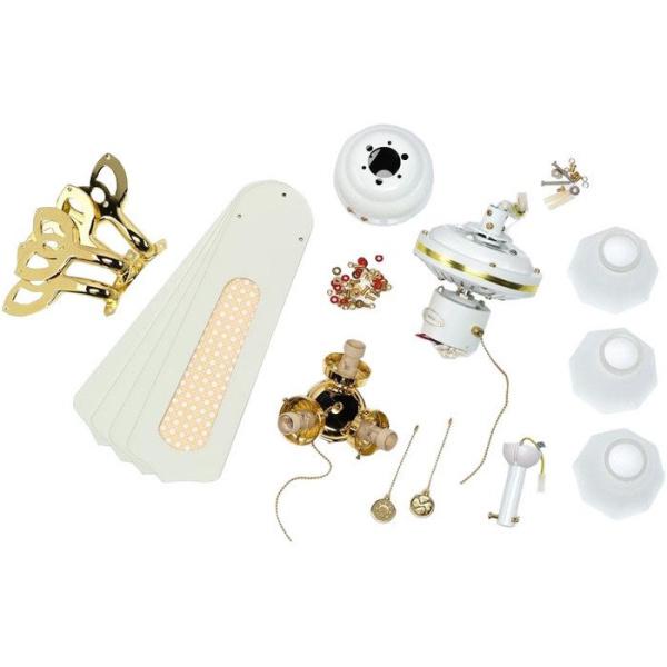 Вентилятор с подсветкой Westinghouse Princess Trio White