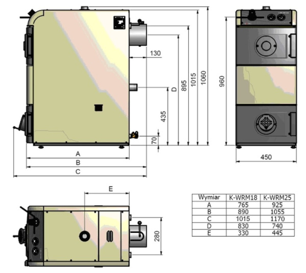 Твердотопливный котел Nibe VIKING K-WRM25 R (105205)