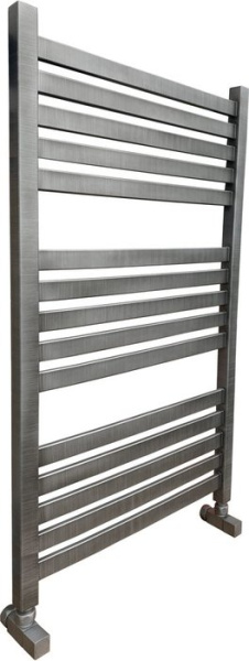 Водяной полотенцесушитель Ника ЛМ-6 100/50 Matt Antique Silver с вентилями