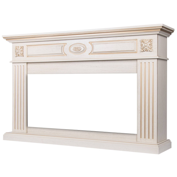 Линейный портал Firelight Siena 42/40/36, слоновая кость с золотой патиной