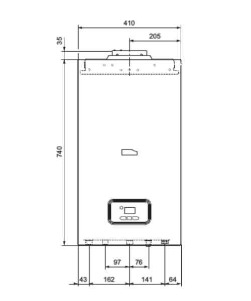 Настенный газовый котел Protherm Гепард 12MOV (0010015235)