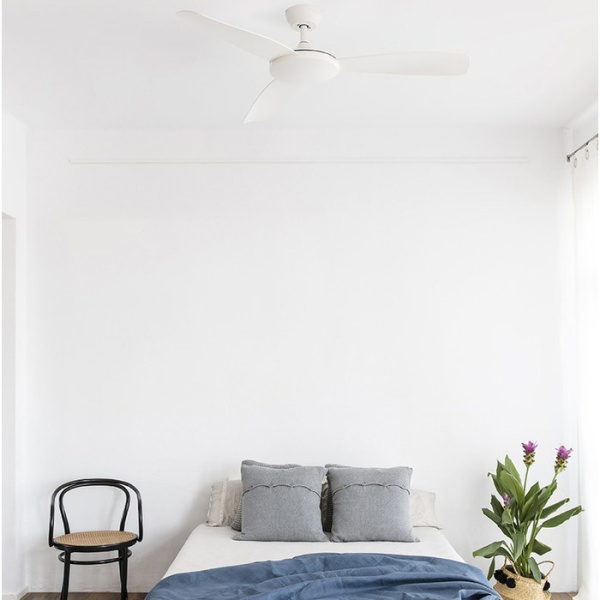 Вентилятор без подсветки Faro ISLOT WHITE CEILING FAN (33802)