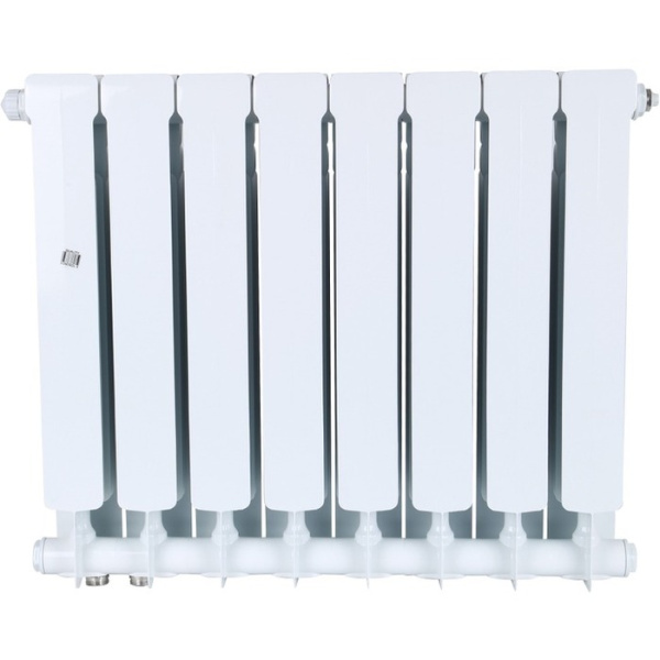 Биметаллический радиатор STOUT SPACE 500 нижнее 8 секций (SRB-0320-050008)