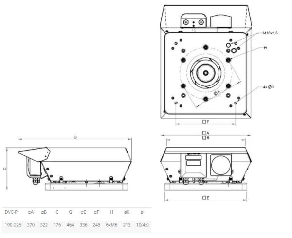 Крышный вентилятор Systemair DVC 190E-P EC