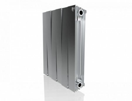 Биметаллический радиатор Royal Thermo Pianoforte 500 VD 6 секц. Silver Satin