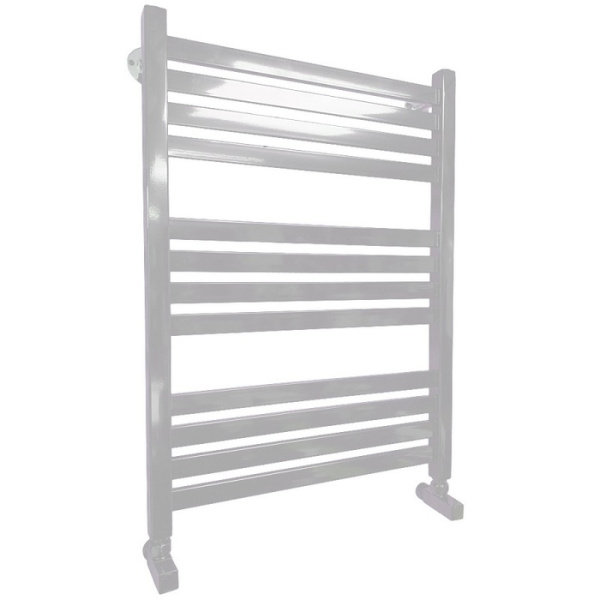 Водяной полотенцесушитель Ника ЛМ-6 80/50 Soft Touch белый матовый с вентилями