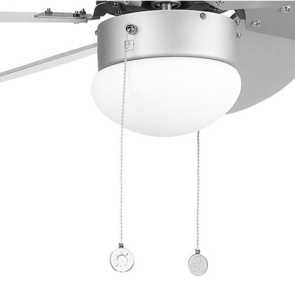 Вентилятор с подсветкой Faro PALAO GREY (33186)