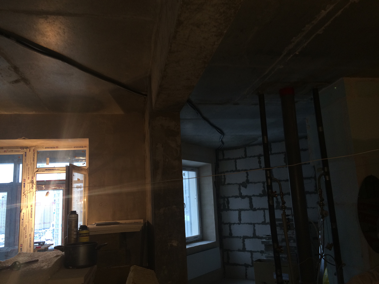 Установка кондиционеров в 2 этапа