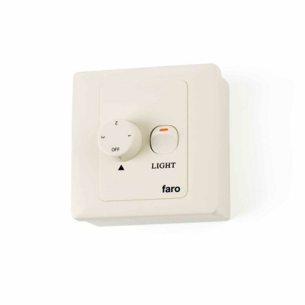 Вентилятор без подсветки Faro Indus 140 Cromo (33002)