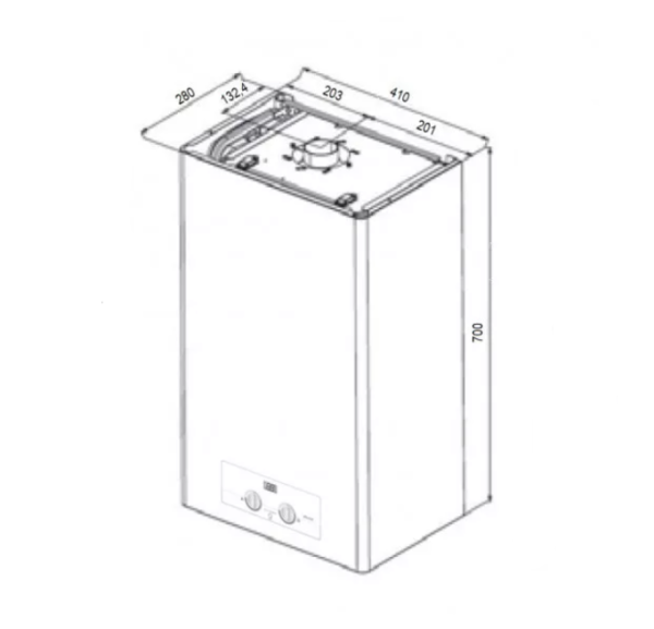 Настенный газовый котел Protherm Ягуар 11 JTV