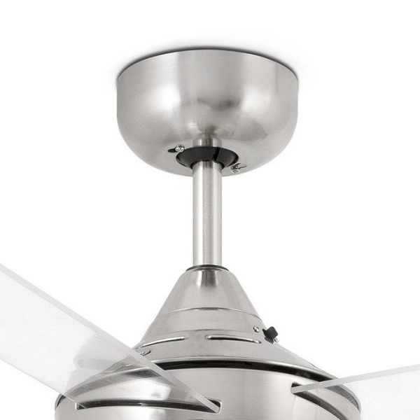 Вентилятор с подсветкой Faro Mini Icaria Matt Nickel (33696)