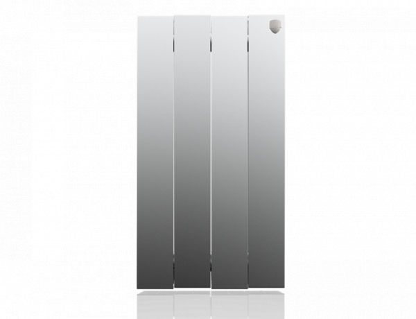 Биметаллический радиатор Royal Thermo Pianoforte 500 VD 4 секц. Silver Satin