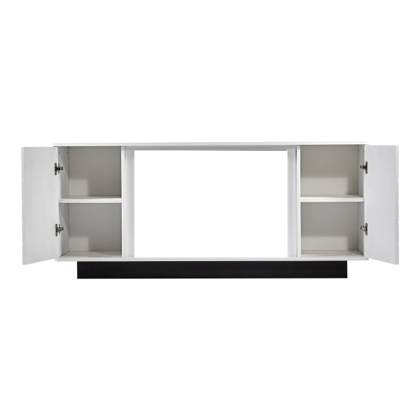 Широкий портал Firelight Como 30 белый, черный