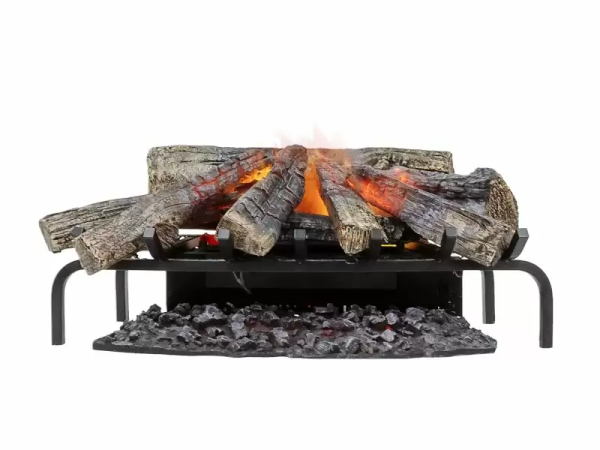 Электрокамин с классическим очагом 3D Dimplex Luxemburg (темная вишня) с очагом Silverton