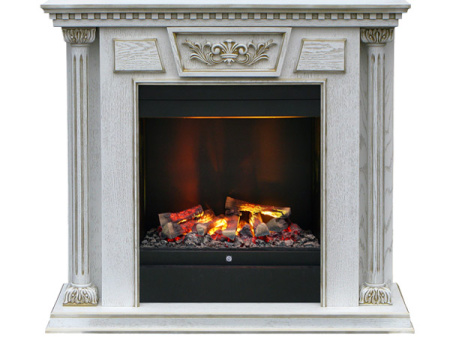 Портал Olympia (белый дуб) под очаг Dimplex Albany