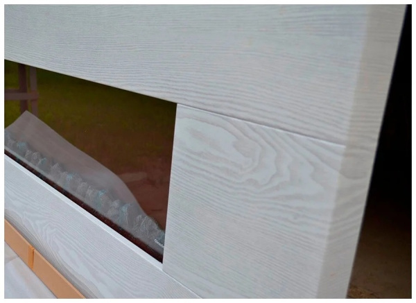 Линейный электрокамин Glenrich Genius 100 (цвет-Белый)