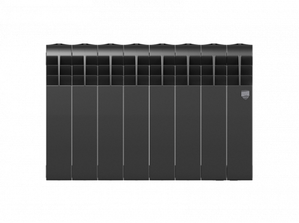 Биметаллический радиатор Royal Thermo Biliner 350 Noire Sable 8 секц.