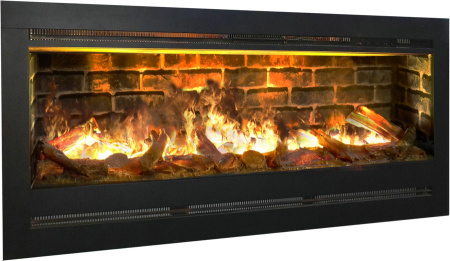 Линейный электрокамин Glenrich Flamenco 3D