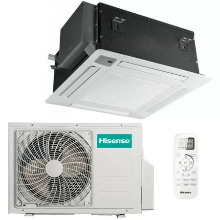 Кассетный кондиционер Hisense ACT-12UR4RCC8/AUW-12U4RS8 WI-FI