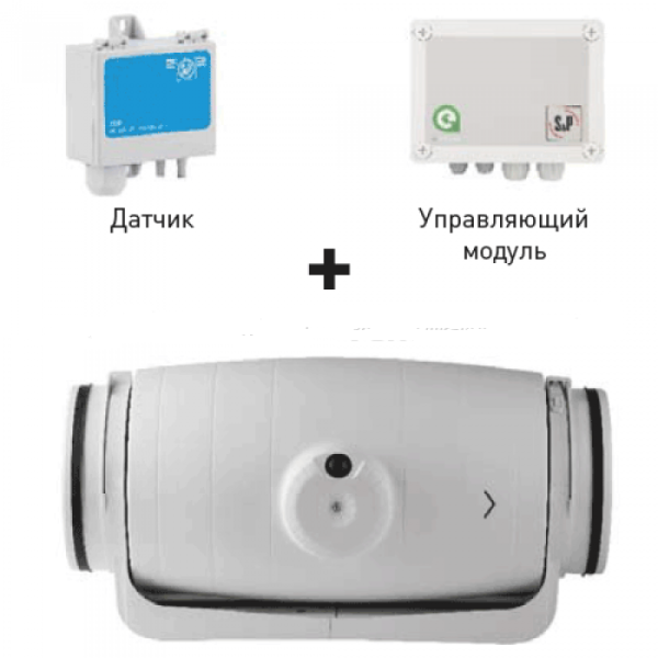 Канальный круглый вентилятор Soler & Palau TD-1000/200 SILENT ECOWATT CAV