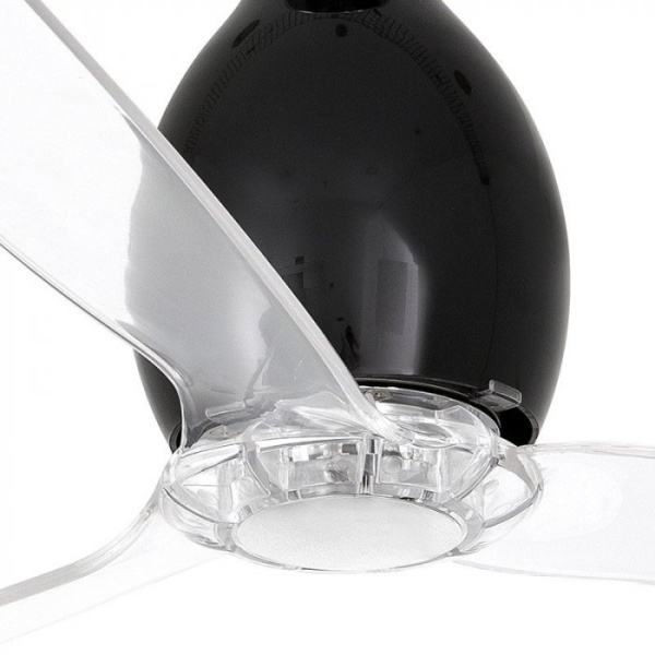 Вентилятор с подсветкой Faro Mini Eterfan Matt Black 1L (32027-10)