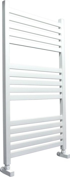 Водяной полотенцесушитель Ника ЛМ-6 100/50 RAL9016 белый матовый с вентилями