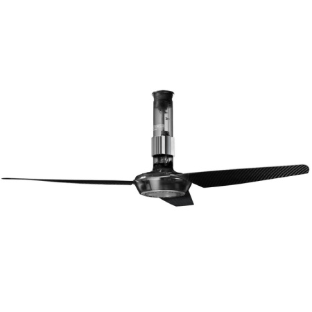 Вентилятор с подсветкой Vortice Nordik Air Design 140-17 Transporent Carbon