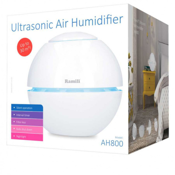 Ультразвуковой увлажнитель воздуха Ramili Baby  AH800