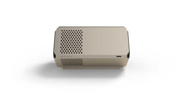 Ионизатор воздуха от батарейки Plazmabox золотой сатин