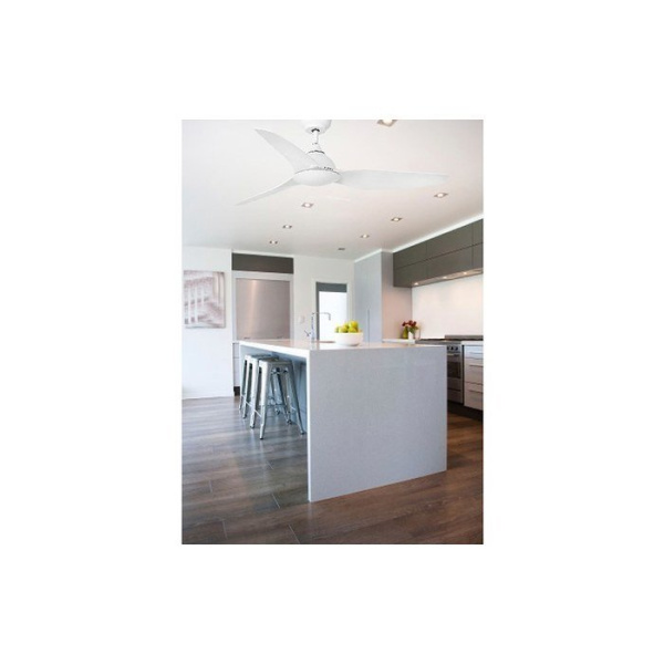 Вентилятор без подсветки Faro Sioux White (33770)