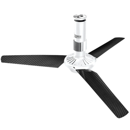 Вентилятор с подсветкой Vortice Nordik Air Design 140-17 White Carbon