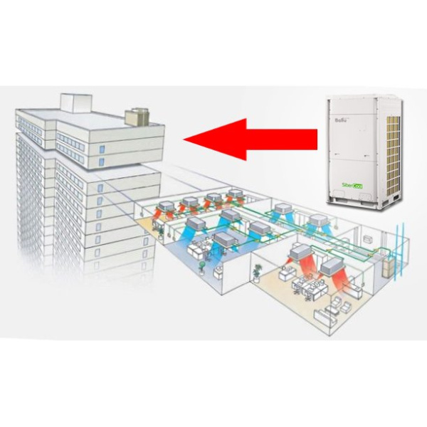 Наружный блок VRF системы Ballu BVRFO-KS7/225-400-A