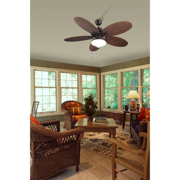 Вентилятор с подсветкой Leds-C4 PHUKET (30-4398-J7-J7)