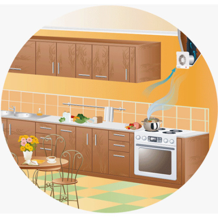 Вытяжка для ванной диаметр 150 мм Vents 150 М